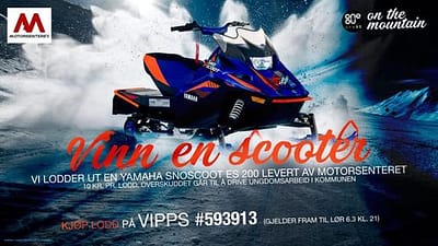 Denne kan bli din!! 10kr lodd, verdi scooter kr59000🤠 trekkes 6mars!!!